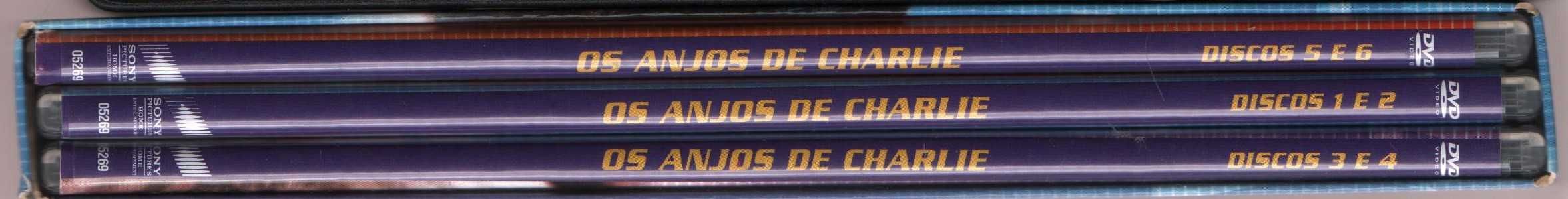 Dvd Os Anjos de Charlie - 1ª série completa - acção - 6 dvd's