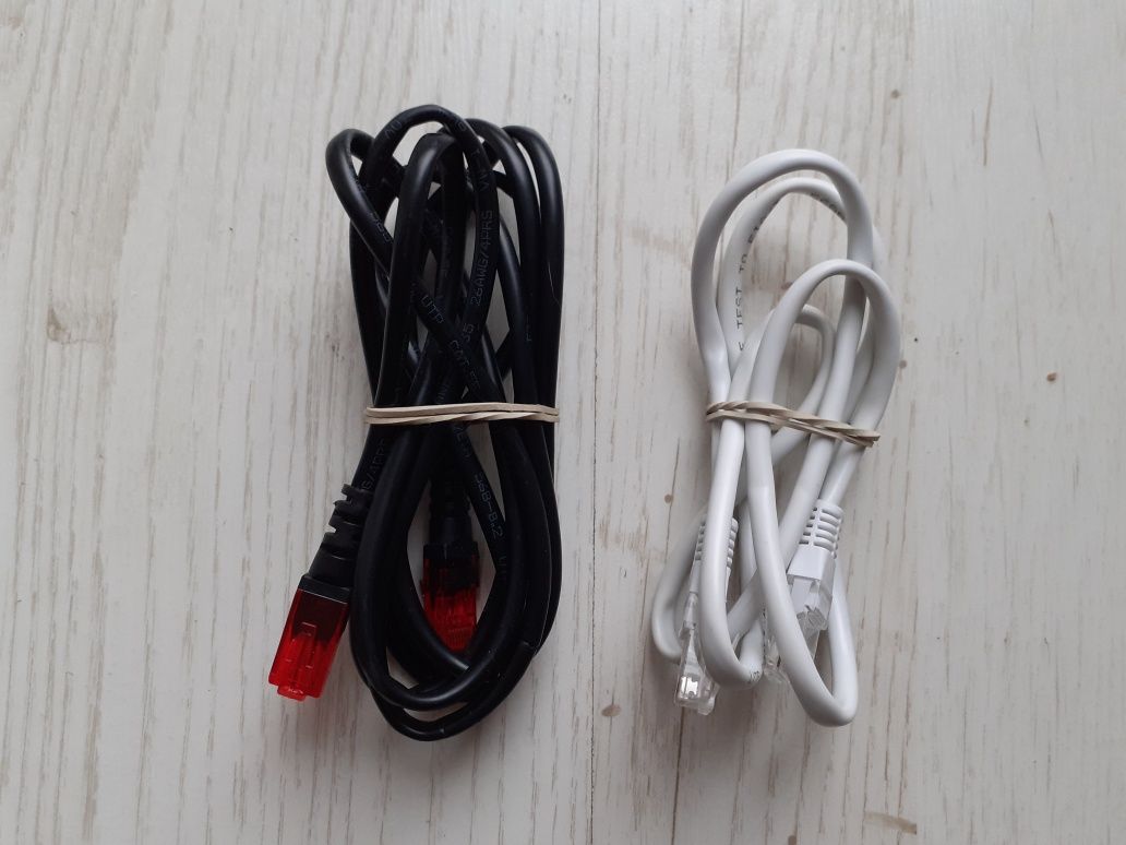 Kabel sieciowy internetowy Ethernet 2m i 1m