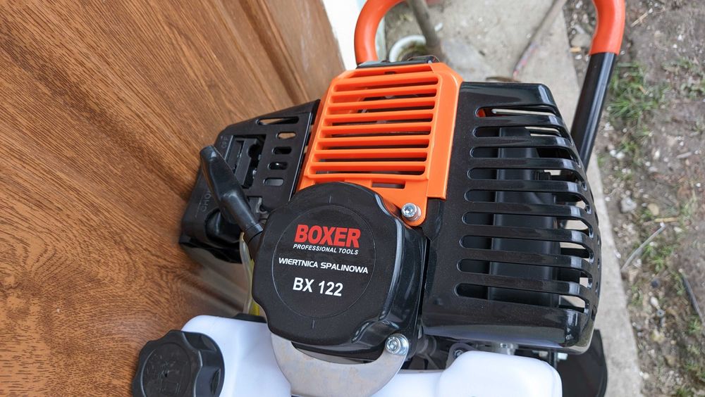 Nowa wiertnica spalinowa Boxer Tools BX 122 + wiertła