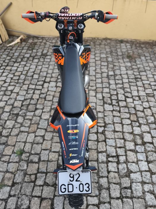 Vendo KTM 125 exc do ano 2008 (matrícula)