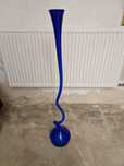 Wazon szklany kobaltowy 80cm