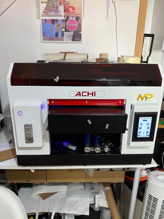 Impressora Uv ACHI A3 + tintas