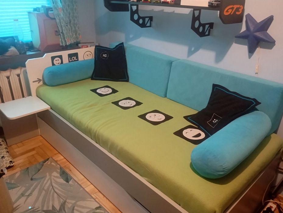 Łóżko młodzieżowe 90x200 szuflada