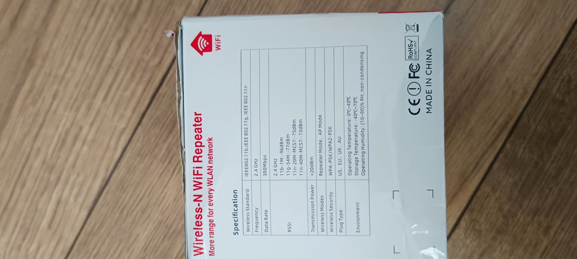 Wzmacniacz Wi-Fi Wireless-N 4 anteny Repeater Mocny 
 4