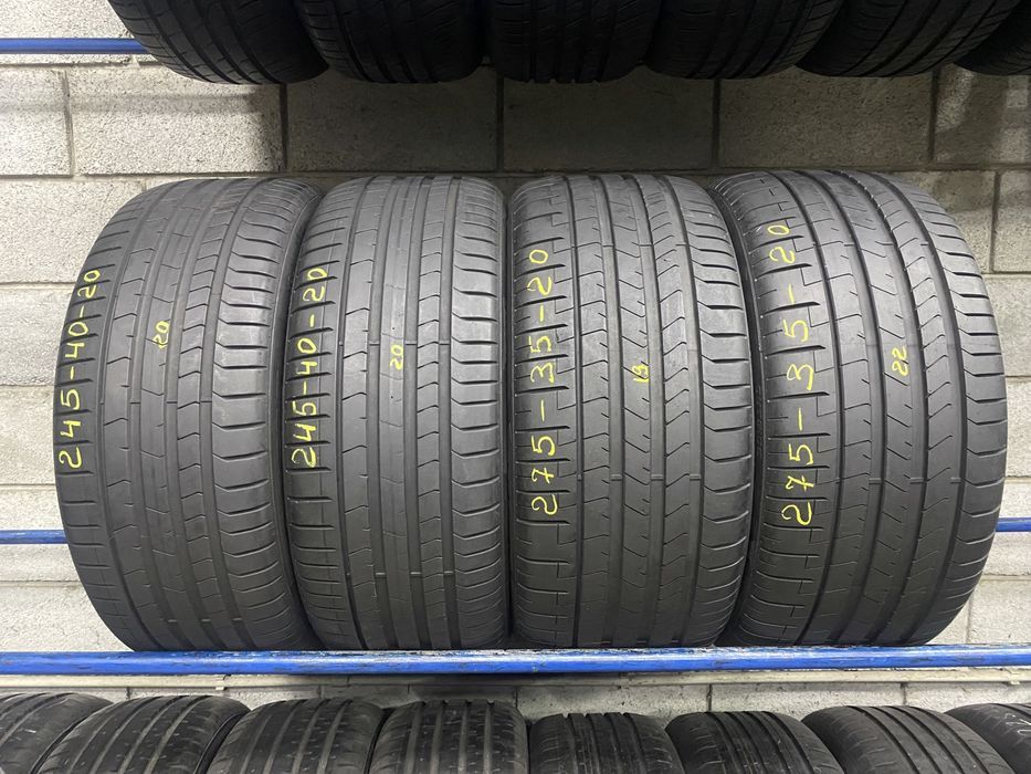 Різноширокі шини 245/40R20 i 275/35R20 PIRELLI