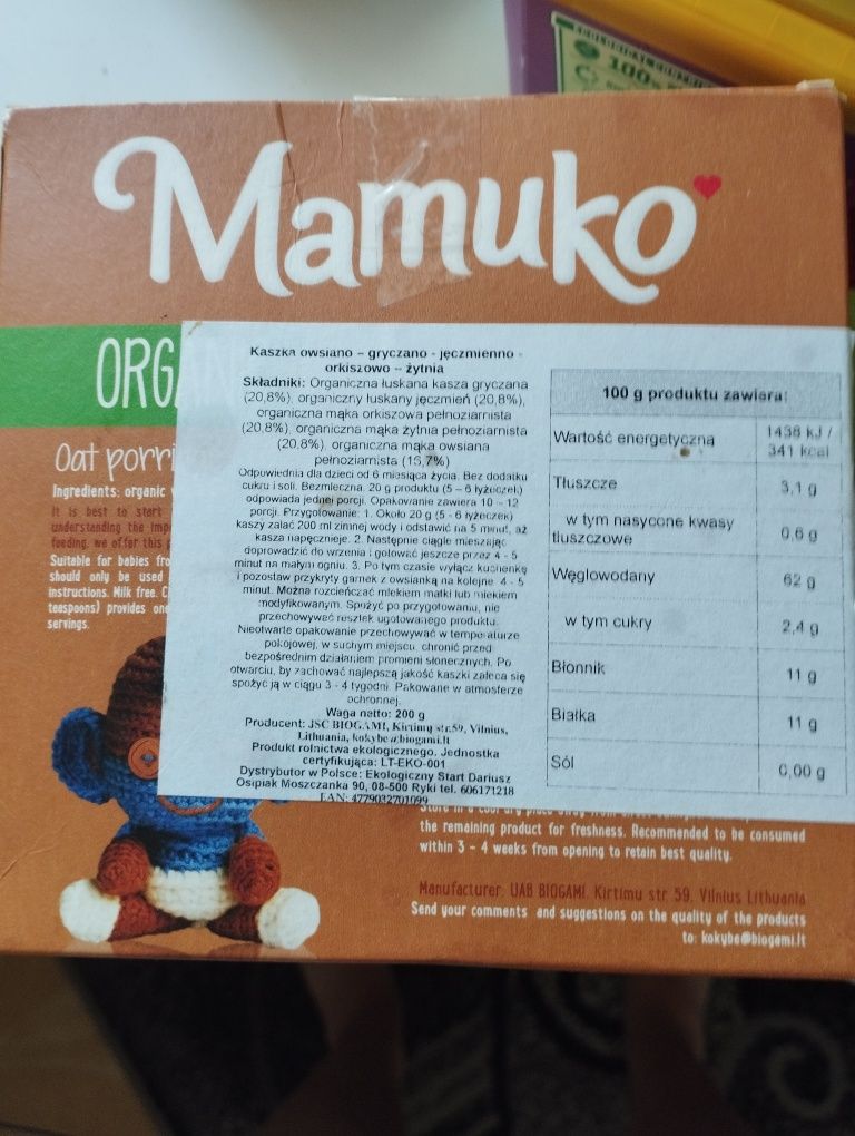 Kaszki mamuko nowe