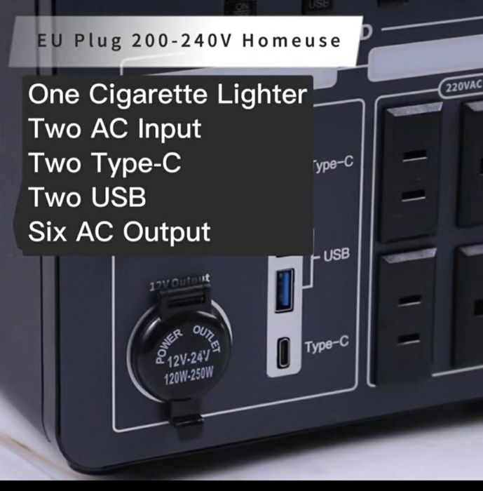 Зарядна станція портативна 600 Вт/900W.