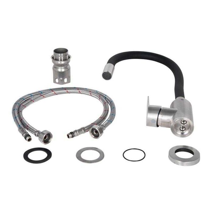 Душова система 3в1 для ванни Lidz + кран для раковини + кран для кухні