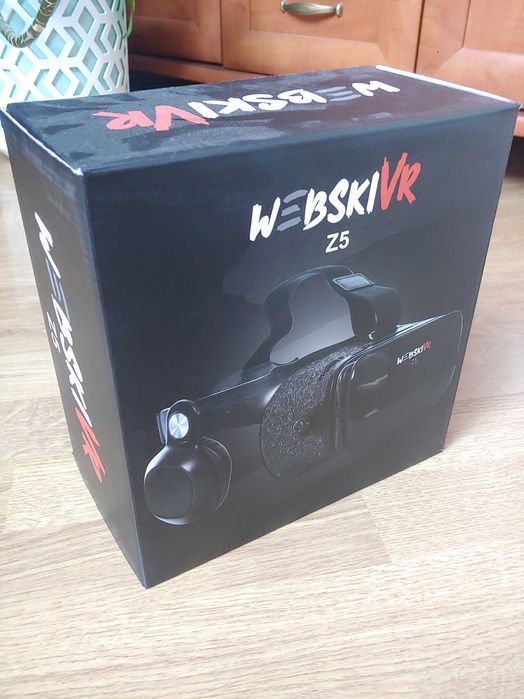 Gogle Okulary Wirtualne VR 360 +Słuchawki Gamepad