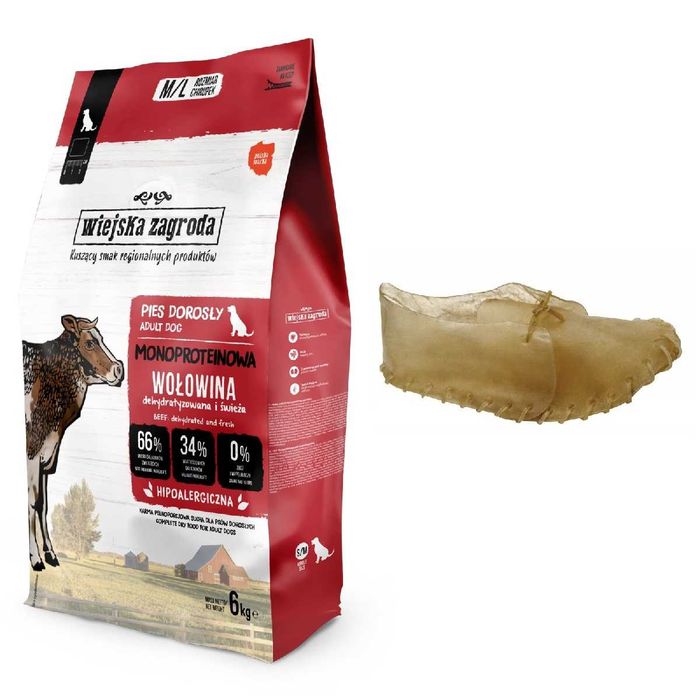 Wiejska Zagroda Adult Monoproteinowa z wołowiną 6 kg
