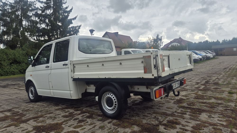 Volkswagen Transporter T5 1.9TDI doka brygadowka paka