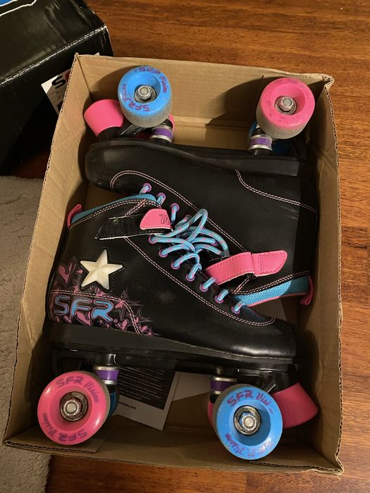 Wrotki SFR r. 38  + torba. Stan bardzo dobry