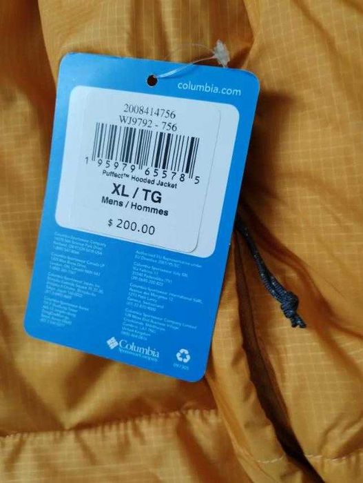 Зимняя куртка Columbia Puffect капюшон Оригинал США ХL 2XL