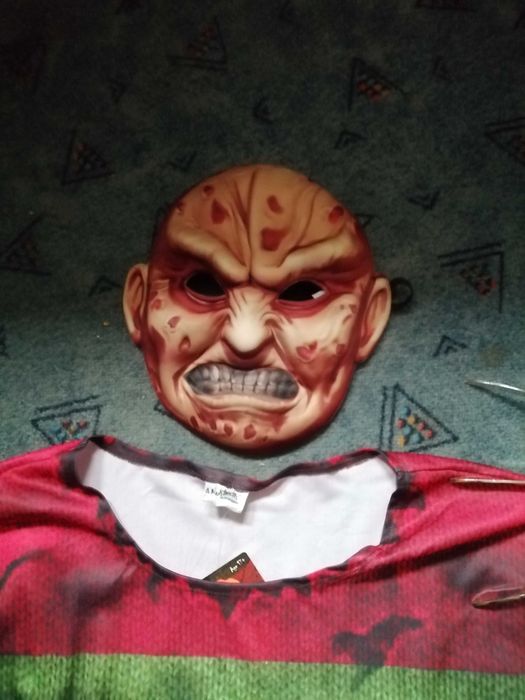 Strój karnawałowy halloween przebranie Freddy Krueger koszmar z ulicy