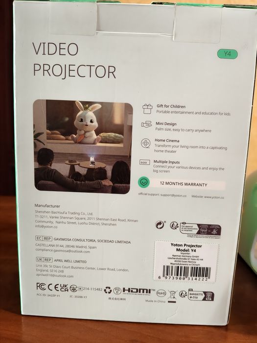 Проектор Yoton Y4 White