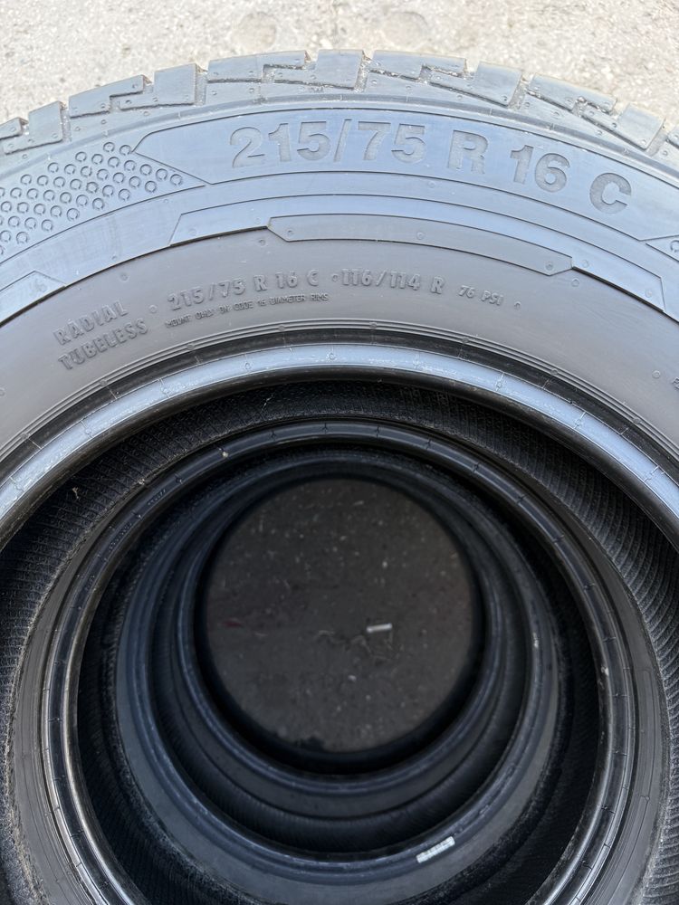 Opony Continental 215/75r16C 116/114r ContiVanContact 100 4szt Bus 7mm