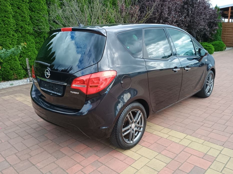 Opel Meriva B 2012r 1,4 120KM 120.000km ŁADNA z Niemiec CZARNY METALIK