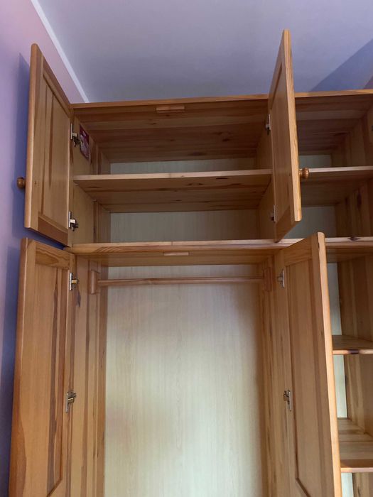 szafa sosnowa z nadstawka