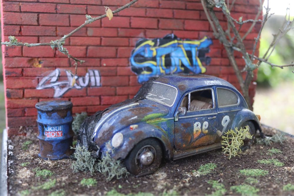 Volkswagen Carocha - diorama