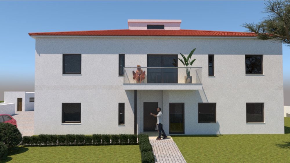 Predio em construção com 2 t2 disponiveis para reserva/venda