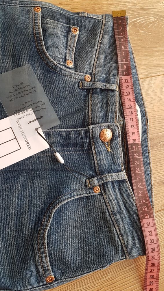 Jeansy damskie 29/34 Won Hundred Zoey medium blue spodnie dżinsy