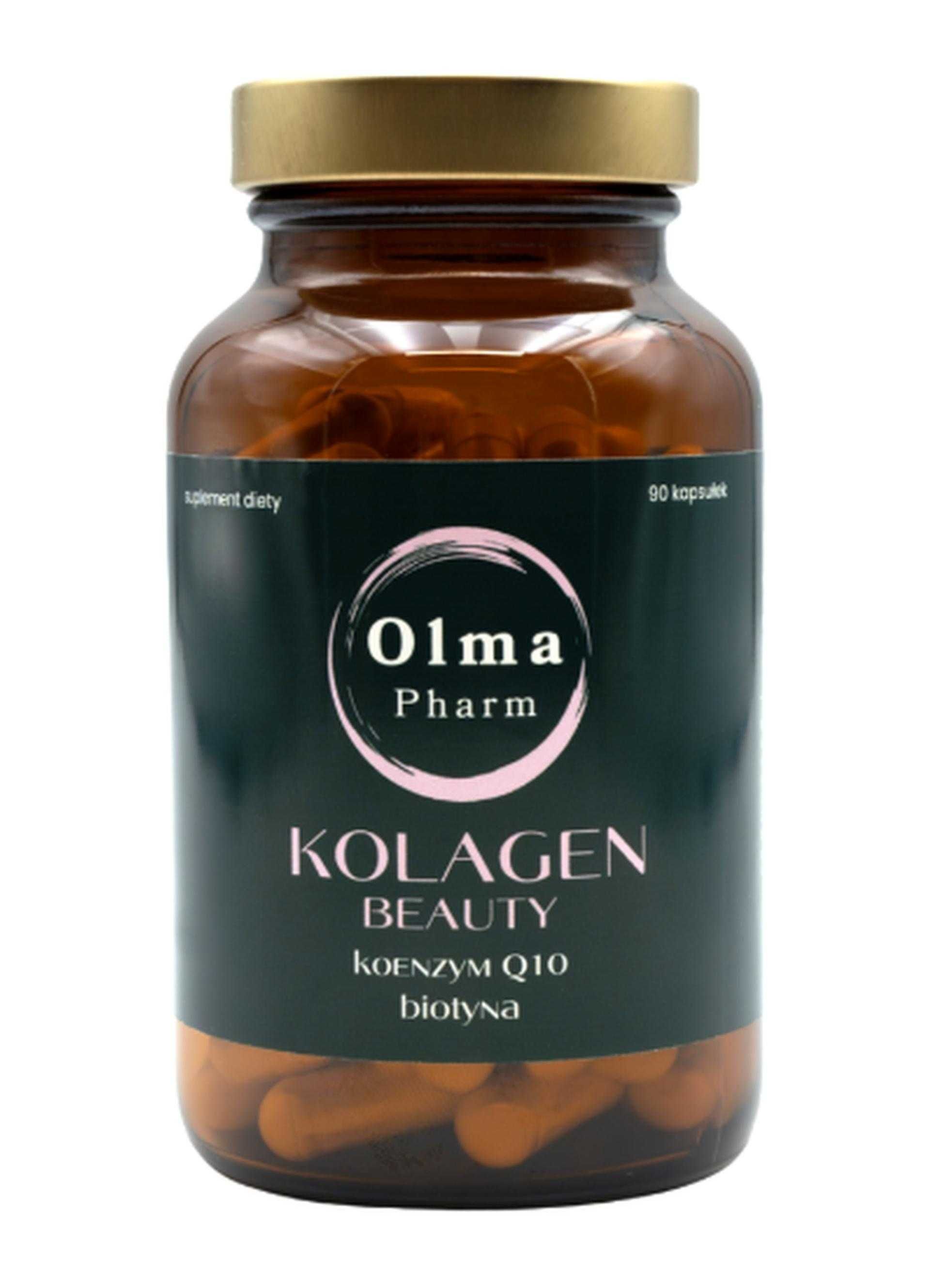 Kolagen Beauty z Koenzymem Q10 i Biotyną 90 kaps koenzym Q10 Biotyna