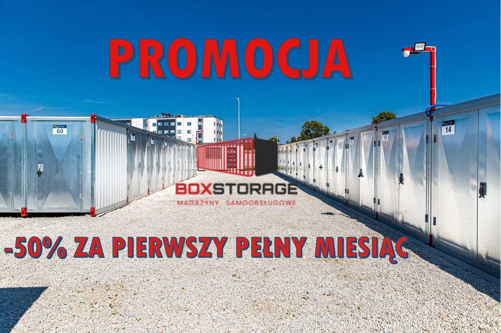 Magazyny samoobsługowe do wynajęcia, dostęp 24h/7 3m2