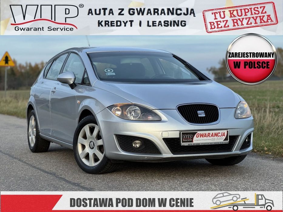 Seat Leon 1.6 TD KLIMA alufelgi / PISEMNA GWARANCJA w cenie / Transport / KREDYT