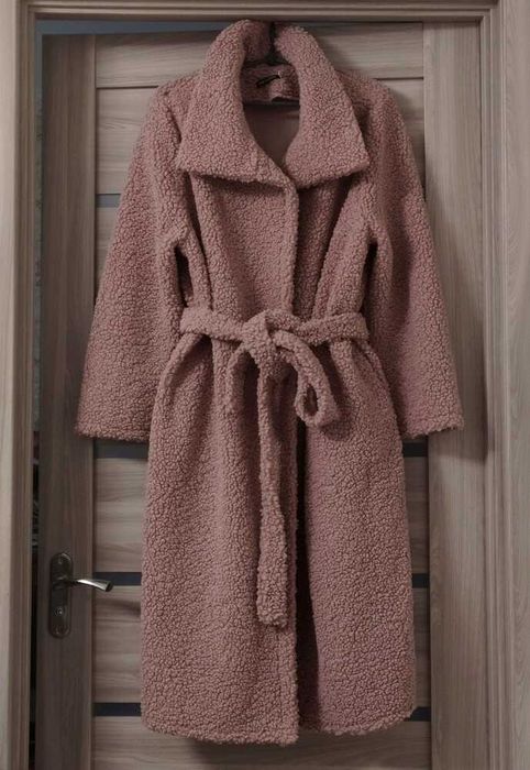 шикарно плащ пальто кашемір тедді кардиган куртка дубльонка 48 50 52