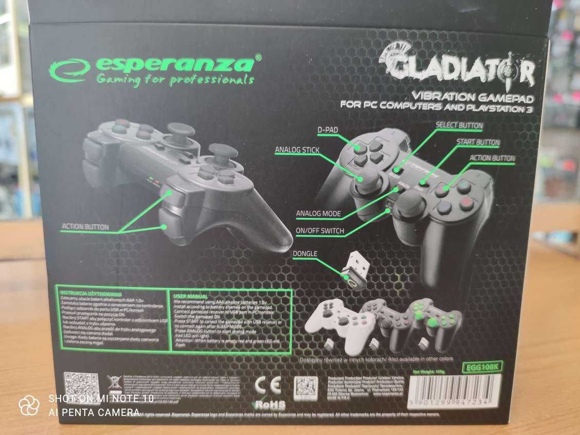 Pad do komputera i PS 3 Nowy Gwarancja Esperanza Komis Madej SC