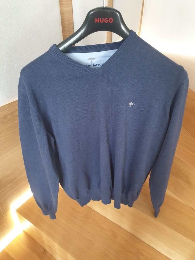 FYNCH-HATTON sweter męski Nowy Bawełna Premium M