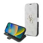 Etui Guess 4G Metal Logo na iPhone 16 Plus - różowe