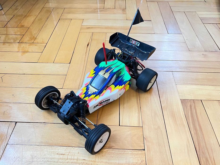 Model RC 1:10 Buggy 2WD Ansmann Mad Rat, Duży Zestaw !