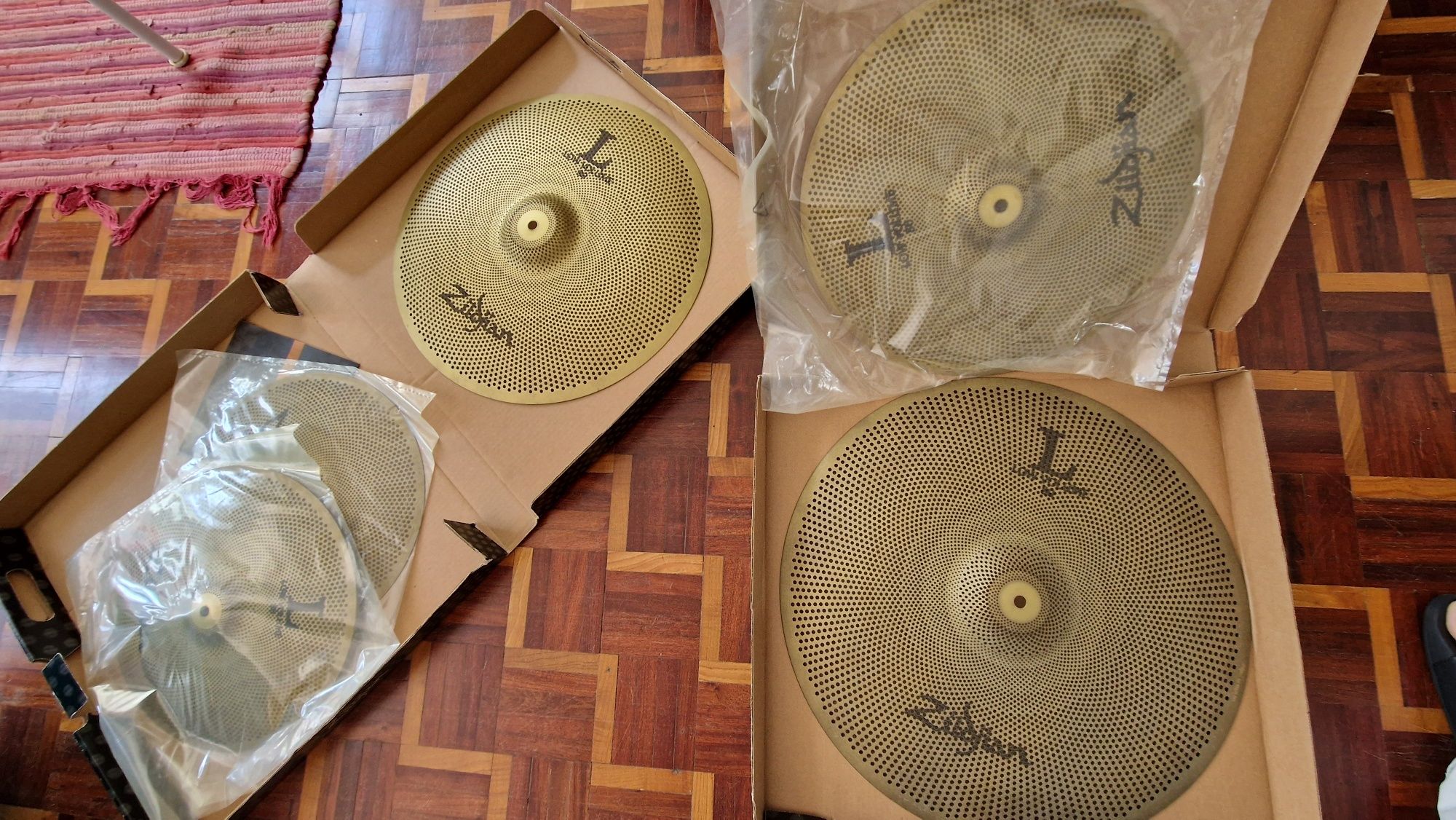 Zildjian L80 Low Volume - Set Completo + Ride 20" (Como Novo)