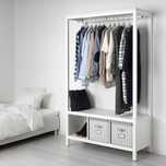 Roupeiro aberto HEMNES IKEA