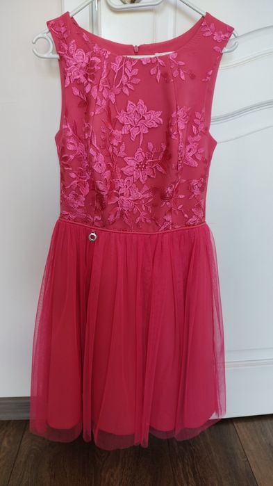 Sukienka rozmiar 36 damska różowa