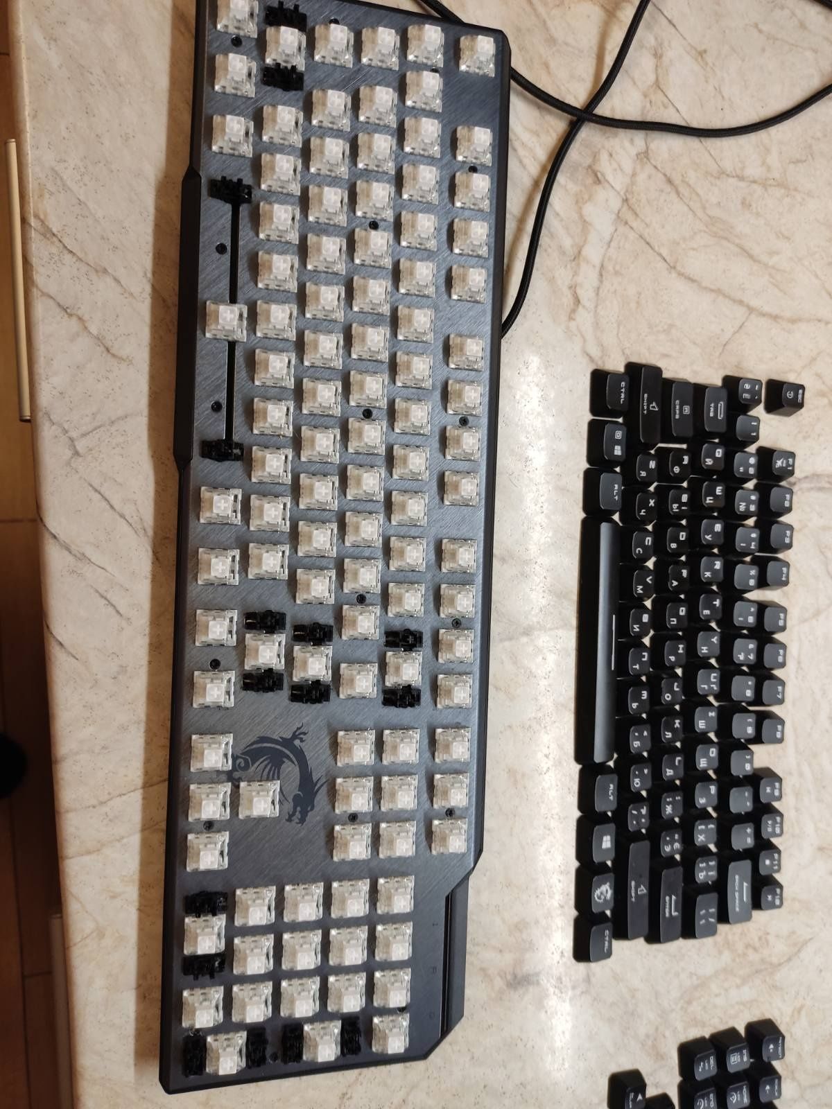 Клавіатура дротова MSI VIGOR GK 50 Elite BW USB