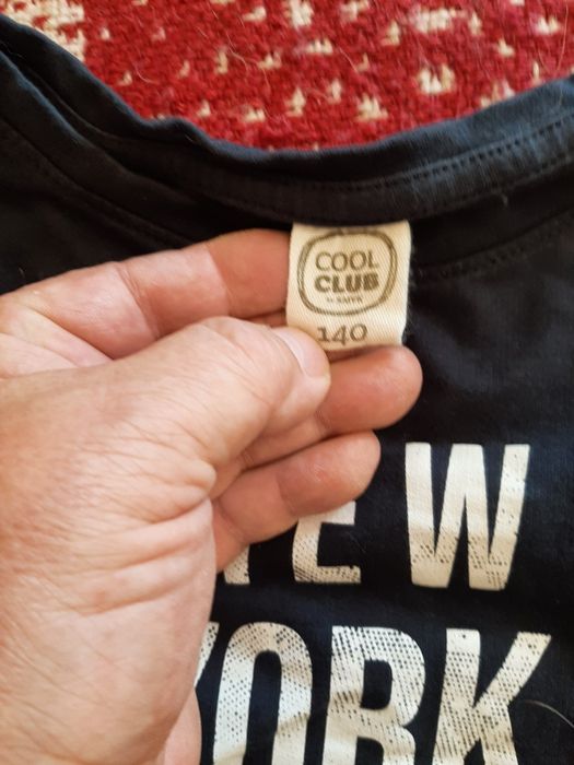 Tunika dziewczęca kolor czarny