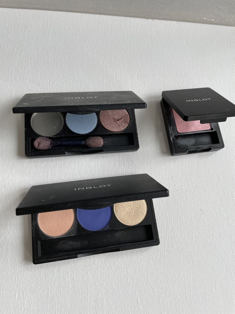 Inglot 3 paletki cieni