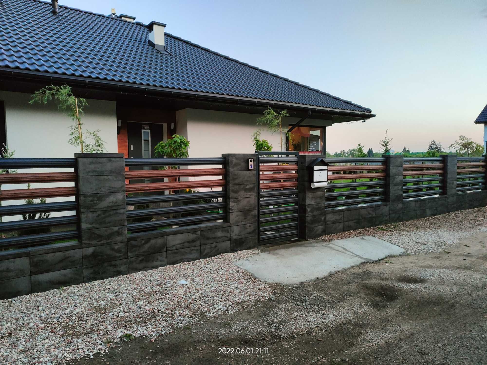 ogrodzenia posesyjne, sztacheta, żaluzja, sprzedaż i instalacja