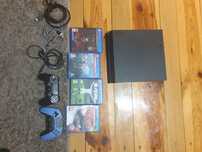 PlayStation 4 plus pady i gry
