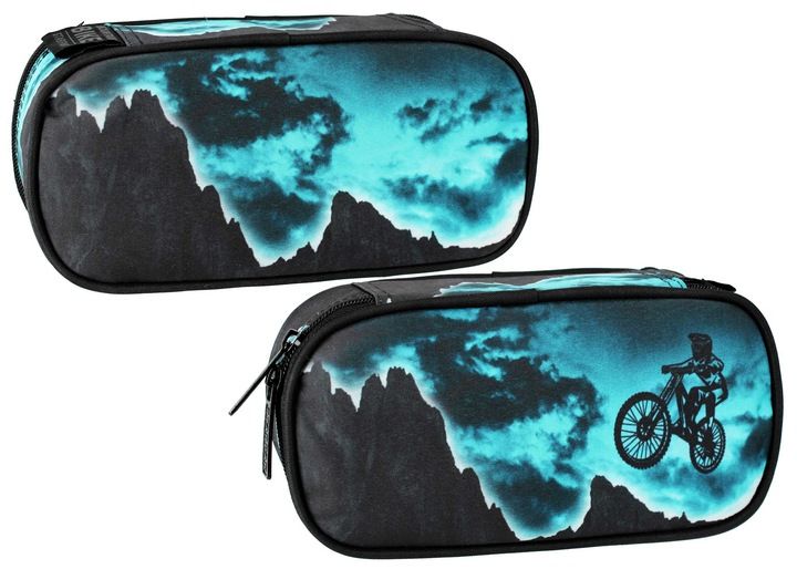 Piórnik Szkolny Saszetka Usztywniana Bike Rower