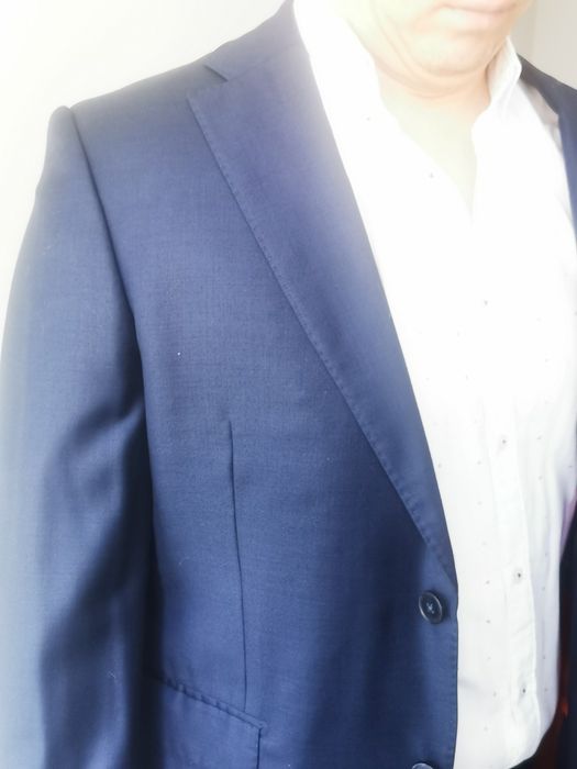 Garnitur Balthazar granatowy L