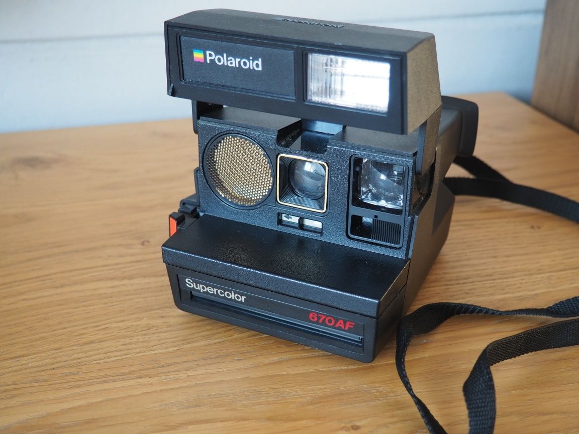 Polaroid 670AF sonar aparat natychmiastowy vintage