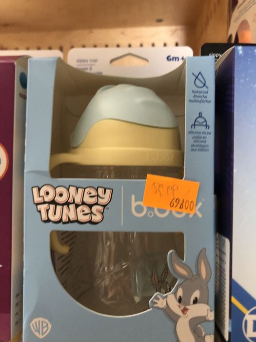 Looney tunes Bidon b.box nowy ze słomką z obciążnikiem
