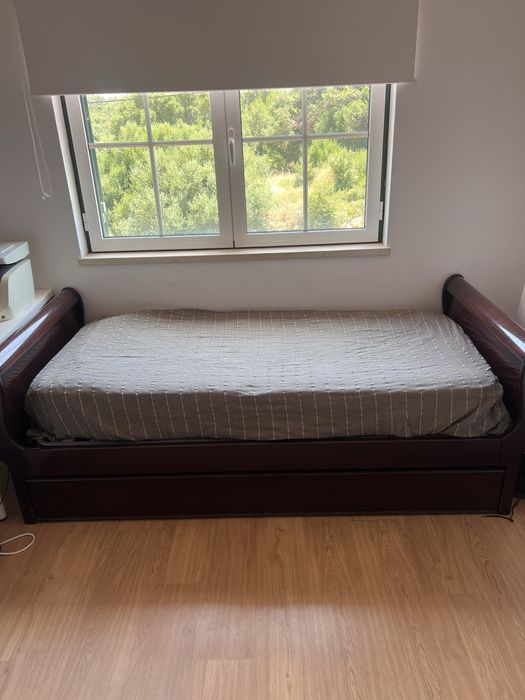 Cama Solteiro, com cama extra em baixo