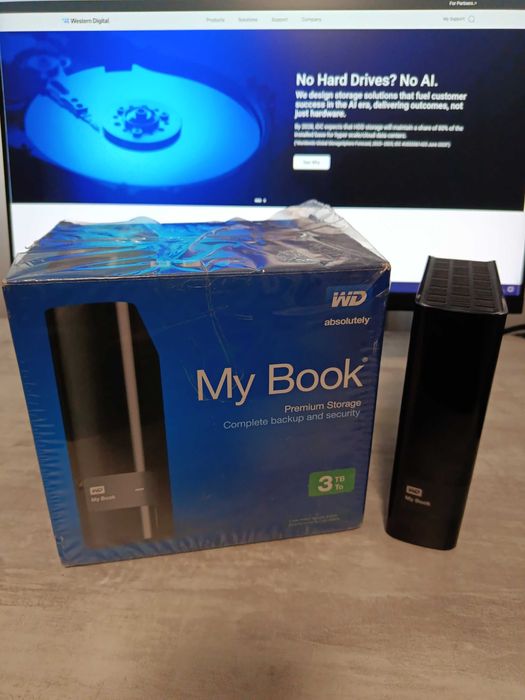 Зовнішній жорсткий диск HDD 3.5 WD Western Digital My Book 3TB USB 3.0