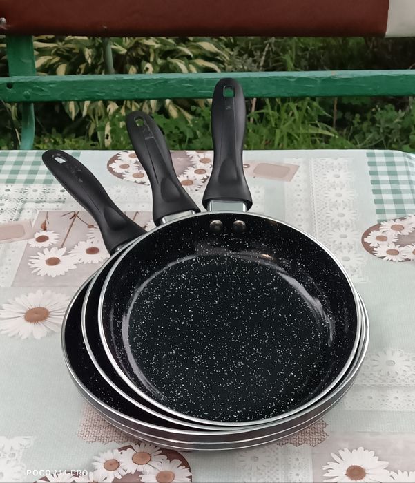 Сковорідка з кришкою Edenberg 20 см - 22 см - 24 см