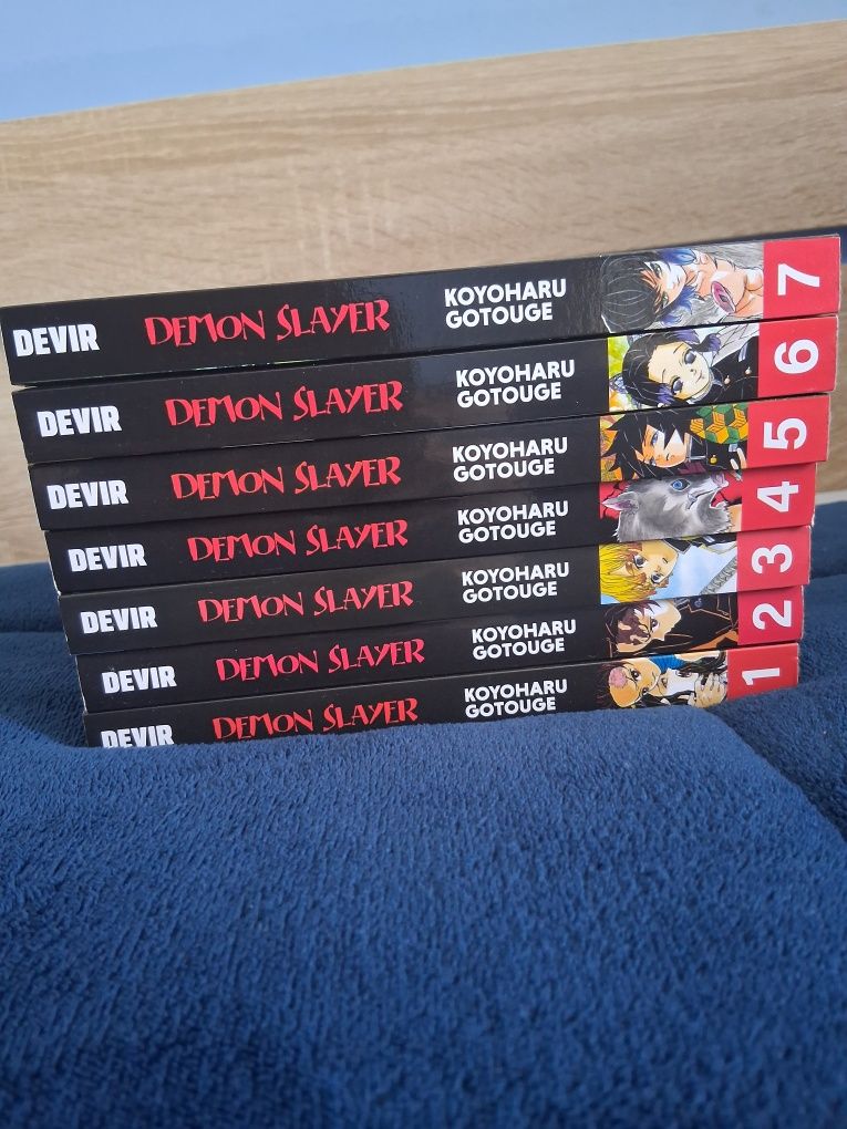 Coleção Manga Demon Slayer 1-7