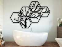 Quadro dividido em 6 partes